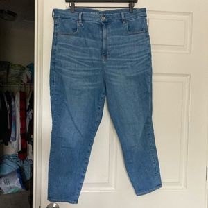 AE Next level curvy super highwaisted jegging crop